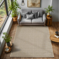 Modern vloerkleed Stockholm beige 4300